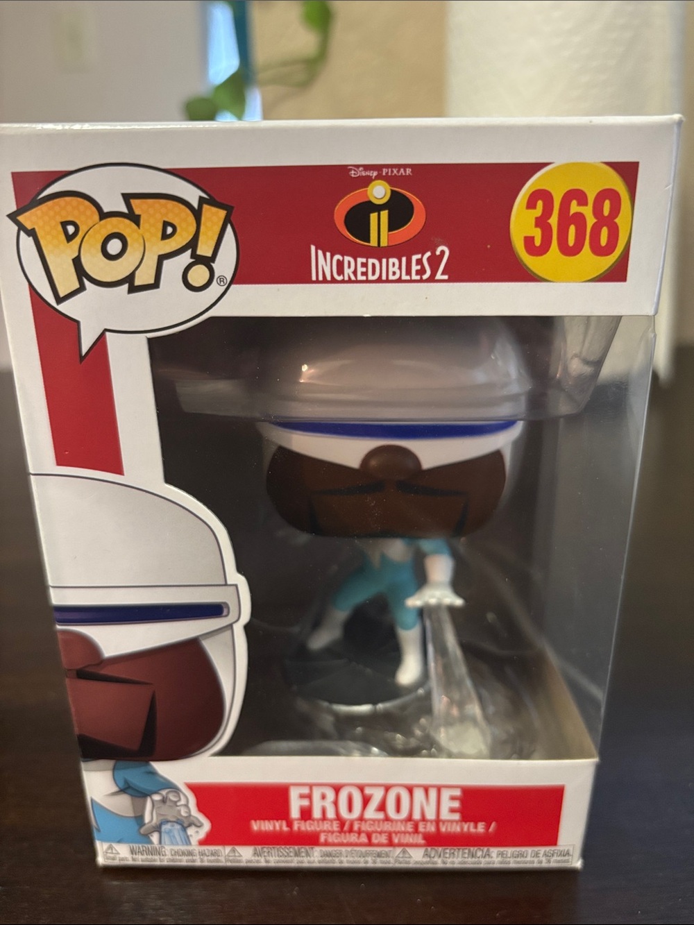 Funko Pop! Incredibles 2 Frozone Vinyl Figure - White, Blue, Brown